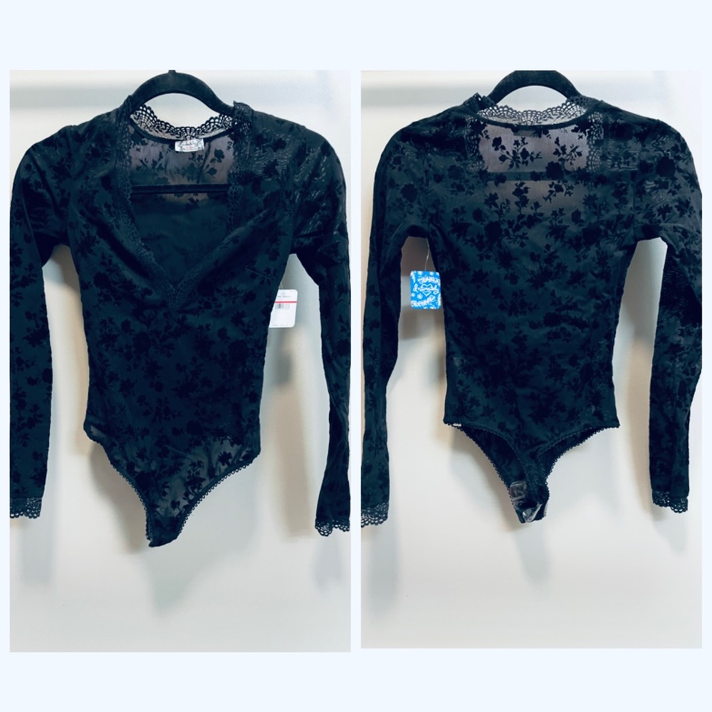 NWT babes in bandeaus black lace bodysuit LAST ONE! PRICE IS FINAL❌OFFERS - Picture 7 of 16